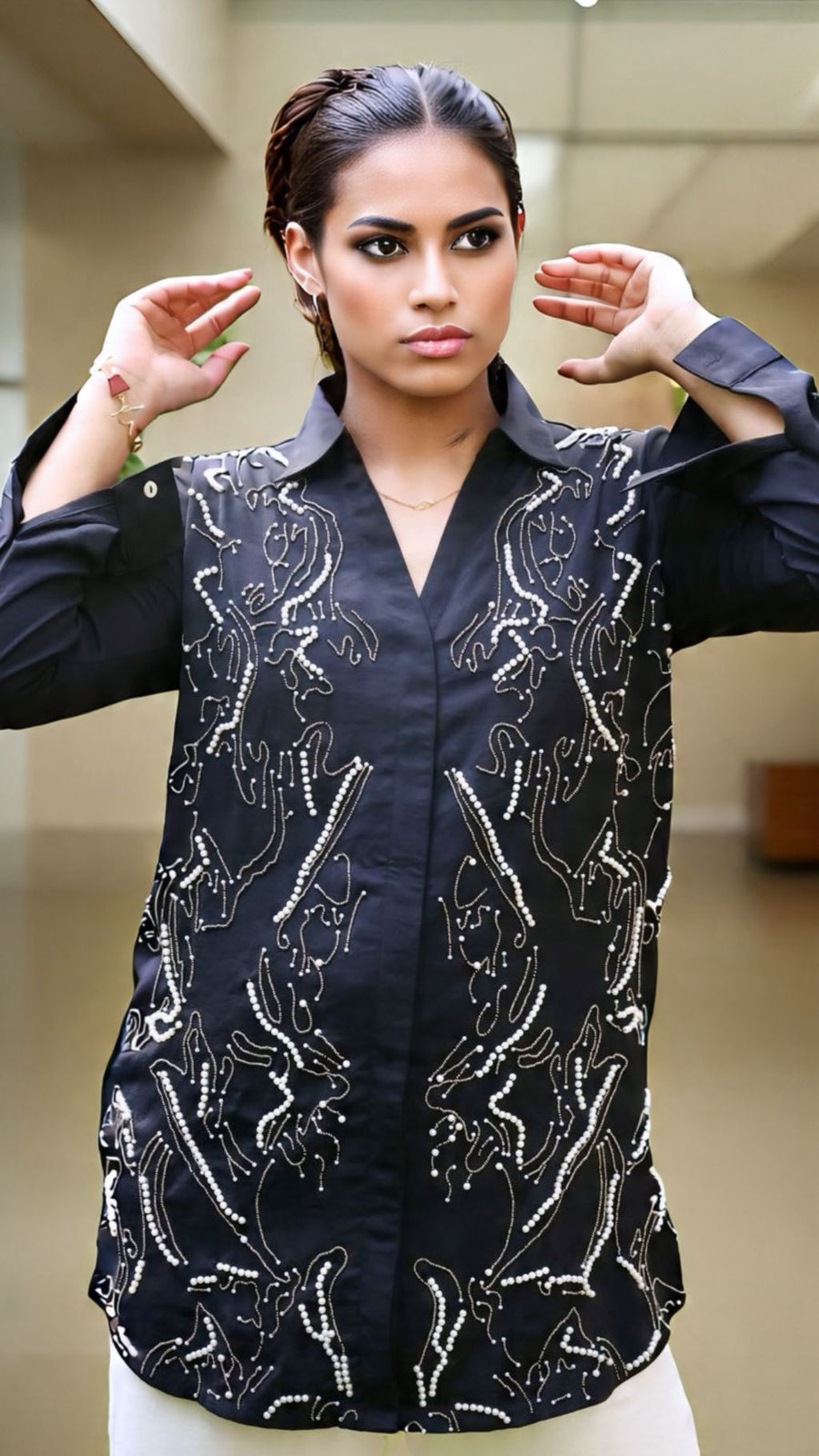 The Noir Pearl Shirt